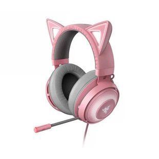 Навушники з мікрофоном Razer Kraken Kitty Edition Quartz (RZ04-02980200-R3M1) 029799 фото