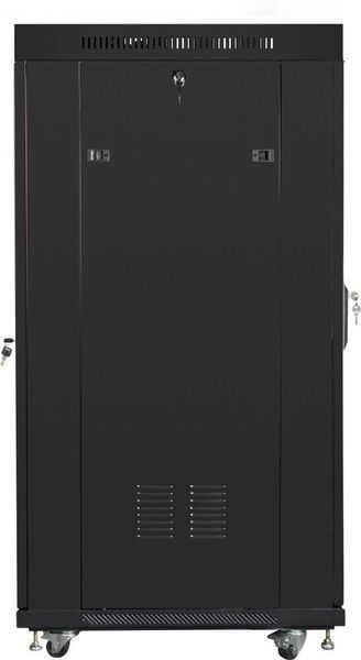 Шкаф RACK LANBERG 19" 27U FF01-6827-12BL 600 x 800 мм, напольный, черный 470960 фото