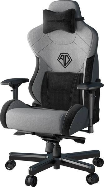 Комп'ютерне крісло для геймера Anda Seat T-Pro 2 XL gray/black (AD12XLLA-01-GB-F) 578326ua фото