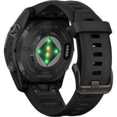 Смарт-годинник Garmin Fenix 7S Pro Sapphire Solar Carbon G. DLC Tit. with Black Band (010-02776-10/11/54) 035058 фото