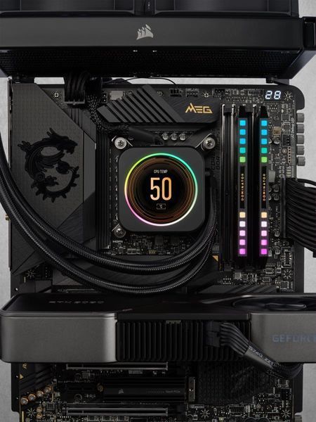 Память для настольных компьютеров Corsair 64 GB (2x32GB) DDR5 6000 MHz DOMINATOR PLATINUM RGB 027652 фото