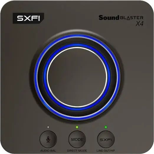 Звукова карта зовнішня Creative Sound Blaster X4 (70SB181500000) 466556 фото