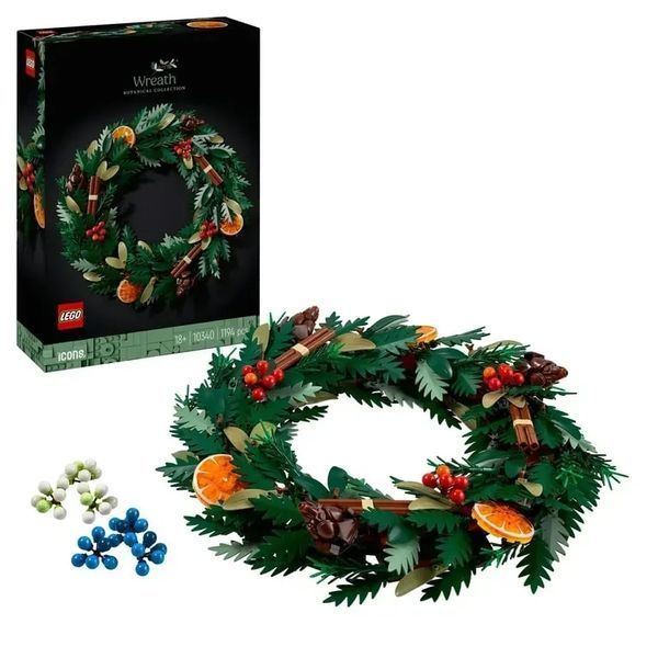 Блоковий конструктор LEGO Botanicals Вінок (10340) 613363 фото