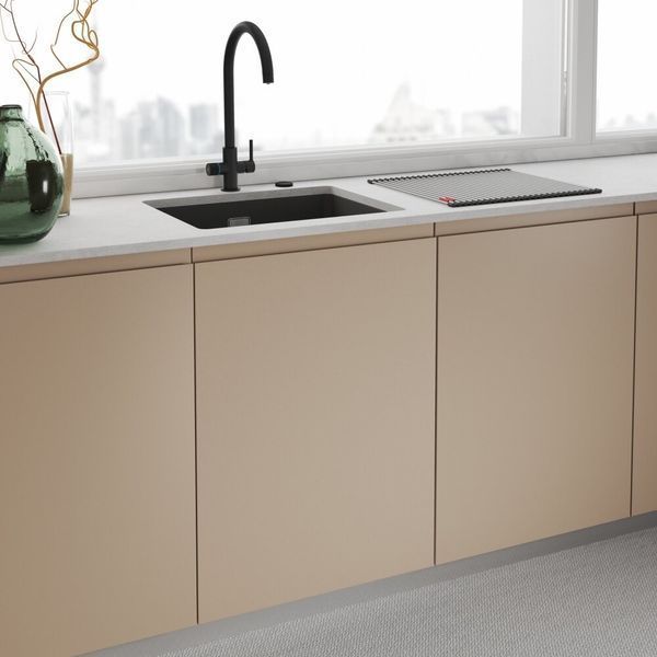 Кухонный смеситель напольный FRANKE Lina Clear Water 2.0 J для фильтра воды Черный матовый 120.0730.807 2082471 фото