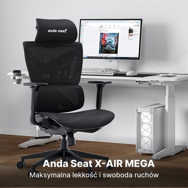 Игровое кресло ANDA SEAT X-Air Mega XL Черный 1135263 фото