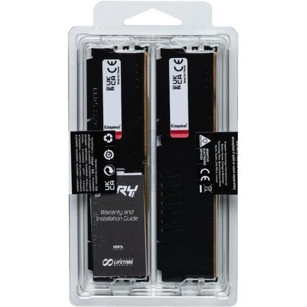 Память для настольных компьютеров Kingston FURY 64GB (2x32GB) DDR5 6000MHz Beast Black XMP (KF560C40BBK2-64) 033956 фото