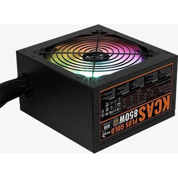 Блок живлення Aerocool KCAS Plus Gold 850W (AEROPGSKCAS+RGB850-G) 002089 фото