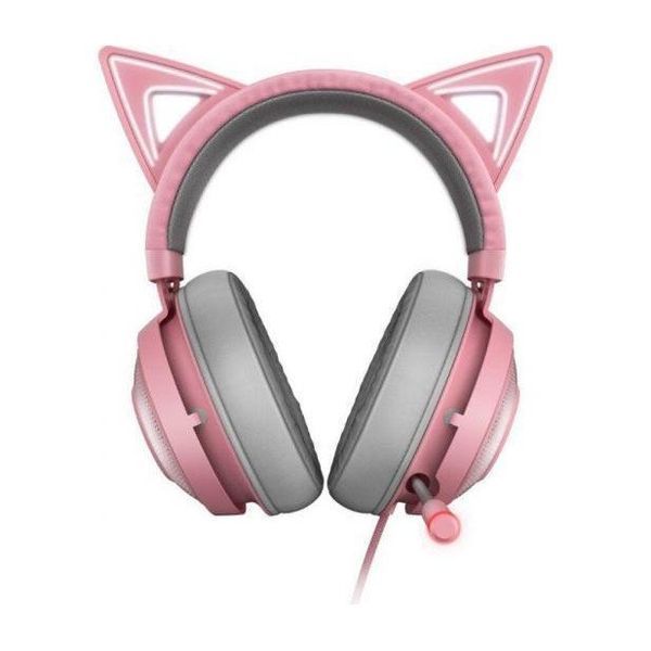 Наушники с микрофоном Razer Kraken Kitty Edition Quartz (RZ04-02980200-R3M1) 029799 фото