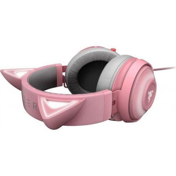 Наушники с микрофоном Razer Kraken Kitty Edition Quartz (RZ04-02980200-R3M1) 029799 фото