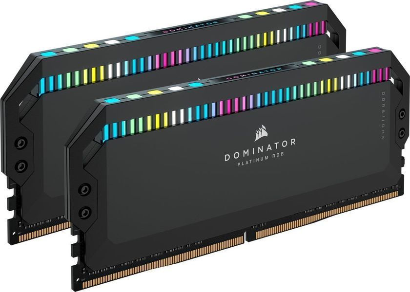 Память для настольных компьютеров Corsair 64 GB (2x32GB) DDR5 6000 MHz DOMINATOR PLATINUM RGB 027652 фото