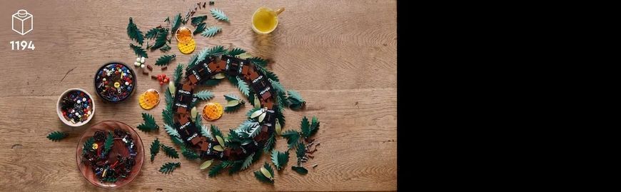 Блоковий конструктор LEGO Botanicals Вінок (10340) 613363 фото