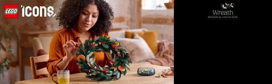 Блоковий конструктор LEGO Botanicals Вінок (10340) 613363 фото