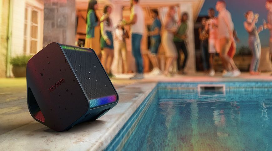 Акустична система LG XBOOM STAGE 301 will.i.am, 120 Вт, Bluetooth, IPX4, додаток XBOOM, караоке, потужний акумулятор 2087561 фото