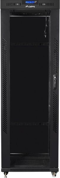 Шкаф RACK LANBERG 19" 37U FF01-6837-12BL 600 x 800 мм, напольный, черный 470970 фото