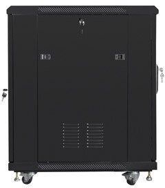 Шкаф RACK LANBERG 19" 15U FF01-6815-12B 600 x 800 мм, напольный, черный 470853 фото