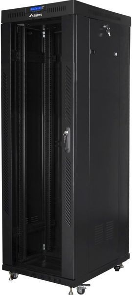 Шкаф RACK LANBERG 19" 37U FF01-6837-12BL 600 x 800 мм, напольный, черный 470970 фото