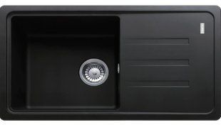 Мийка одночашева з крилом FRANKE Malta BSG 611-78 114.0676.310 Onyx 43.5x78 496789 фото