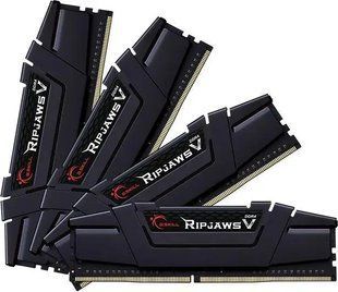 Пам'ять для настільних комп'ютерів G.Skill 128 GB (4x32GB) DDR4 3200 MHz Ripjaws V (F4-3200C16Q-128GVK) 026435 фото