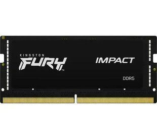 Пам'ять для ноутбуків Kingston FURY 16 GB SO-DIMM DDR5 4800 MHz Impact (KF548S38IB-16) 441706ua фото