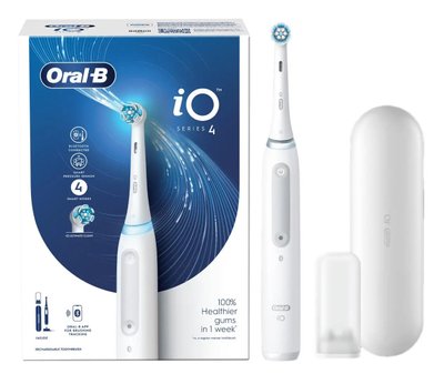 Електрична зубна щітка Oral-B iO Series 4 White 465290 фото