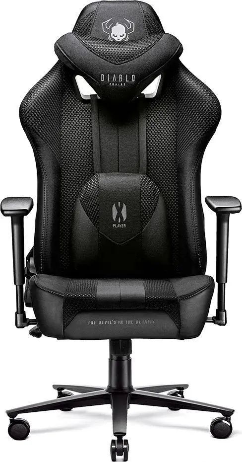 Компьютерное кресло для геймера Diablo Chairs X-Player 2.0 King Size Double Black 018960 фото