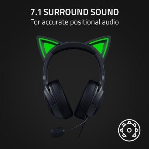 Наушники с микрофоном Razer Kraken Kitty V2 Black (RZ04-04730100-R3M1) 029800 фото