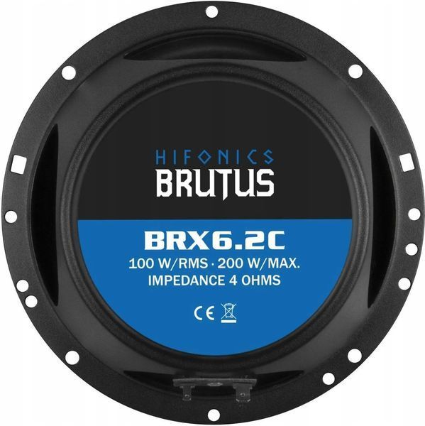 Компонентна автоакустика Hifonics BRX6.2C 606466 фото