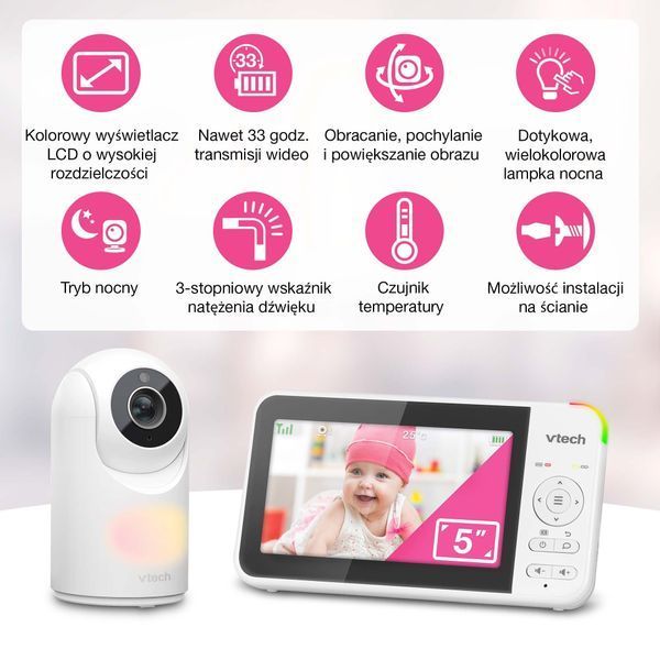 Радіоняня VTECH VM5367 Білий 2110463 фото