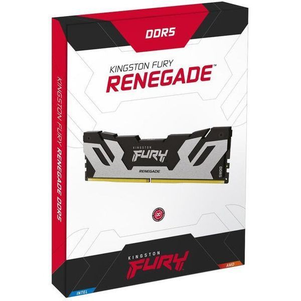 Память для настольных компьютеров Kingston FURY 32 GB (2x16GB) DDR5 6800 MHz Renegade Silver/Black (KF568C36RSK2-32) 033773 фото