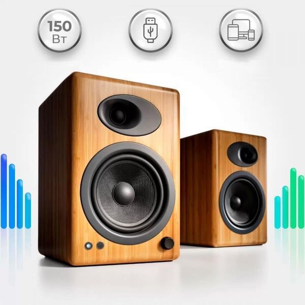 Моноблочная акустическая система AudioEngine A5+ BT Bamboo 029090 фото