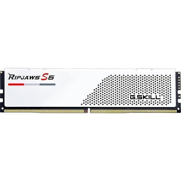 Память для настольных компьютеров G.Skill 32 GB 2x16GB DDR5 5200 MHz Ripjaws S5 (F5-5200J3636C16GX2-RS5W) 027753 фото