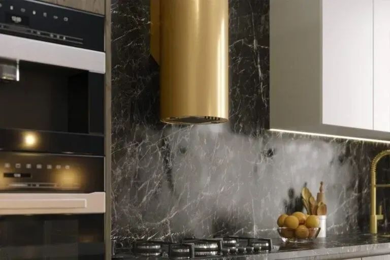 Витяжка декоративна Maan Elba WPB 35 Gold Glass 603959 фото
