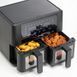 Фритюрница без масла Air Fryer ARIETE 4631/00 9л с двойной корзиной и окном для наблюдения за приготовлением 2039261 фото 2